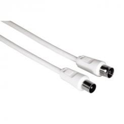 Hama 00011901 cable coaxial 3 m M FM Blanco