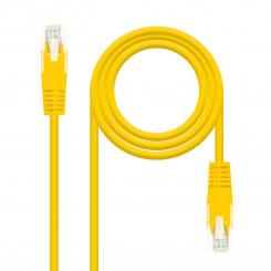 NANOCABLE 10.20.0402-Y cable de red Amarillo 2 m Cat6e U/UTP (UTP)