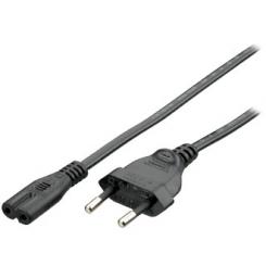 Equip 112160 cable de transmisión Negro 1,8 m C7 acoplador CEE7/16