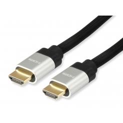 Equip 119382 cable HDMI 3 m HDMI tipo A (Estándar) Negro, Plata