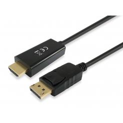 Equip 119391 adaptador de cable de vídeo 3 m DisplayPort HDMI Negro