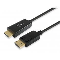 Equip 119392 adaptador de cable de vídeo 5 m DisplayPort HDMI Negro