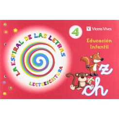 (11).Lectoescritura 4.(Espiral De Letras) Infantil, Ed. VICENS VIVES