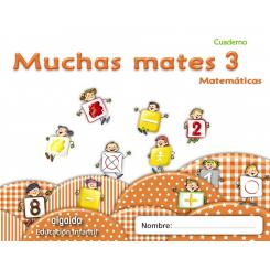 (11).Muchas Mates 3.(3 Años), Ed. ALGAIDA
