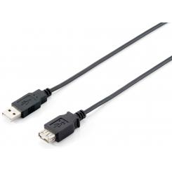 Equip 128851 cable USB 3 m USB 2.0 USB A Negro