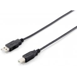 Equip 128861 cable USB 3 m USB 2.0 USB A USB B Negro
