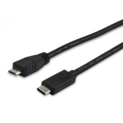 Equip 12888407 cable USB 1 m USB 2.0 Micro-USB B USB C Negro