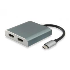 EQUIP 133464 Adaptador gráfico USB 4096 x 2160 Pixeles Gris