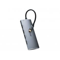 Equip 133482 base para portátil y replicador de puertos USB 3.2 Gen 1 (3.1 Gen 1) Type-C Plata