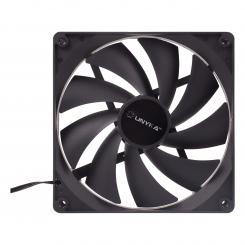 UNYKAch 140 mm Carcasa del ordenador Ventilador 14 cm Negro