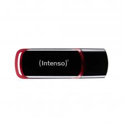 INTENSO 16GB USB2.0 unidad flash USB USB tipo A 2.0 Negro, Rojo