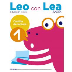 (17).Cartilla Lectura 1.(Leo Con Lea) 4 Años, Ed. ANAYA