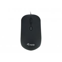 Equip 245114 ratón Ambidextro USB tipo A Óptico 1600 DPI