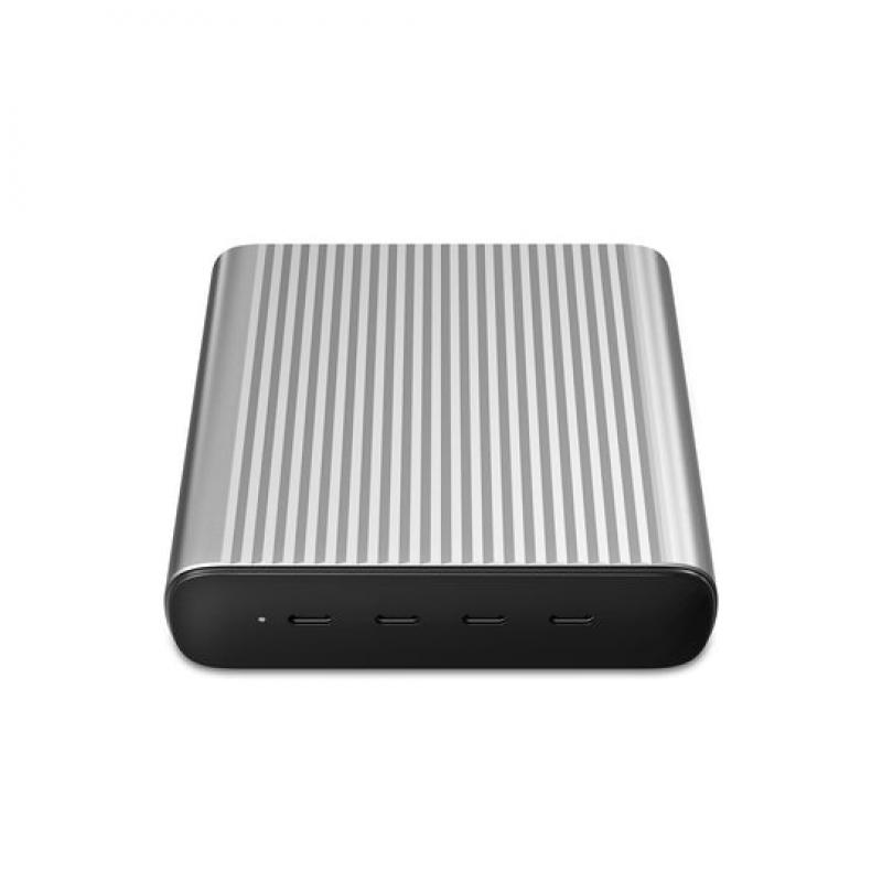 245w-gan-desktop-charger-portatil-smartphone-tableta-negro-plata-corriente-alterna-bateria-carga-rapida-interior