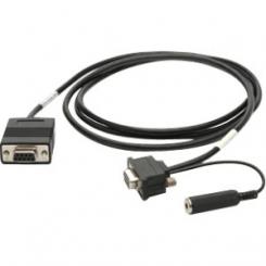 ZEBRA 25-13227-03R cable de serie Negro 1,83 m DB9