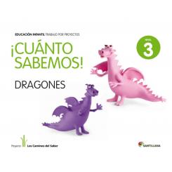 2.Cuanto SABemos: Dragones (5 Años) Proyectos Infantil, Ed. SANTILLANA