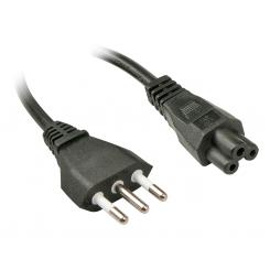 Lindy 2m, CEI23-16-VII - IEC 320 C5 Negro C5 acoplador