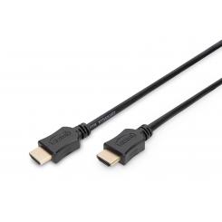 Digitus 2m HDMI AM/AM cable HDMI HDMI tipo A (Estándar) Negro