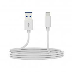 DCU Advance Tecnologic 30402065 cable USB 2 m USB 3.2 Gen 1 (3.1 Gen 1) USB C USB A Blanco