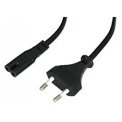 Lindy 30422 cable de transmisión Negro 3 m CEE7/16 C7 acoplador