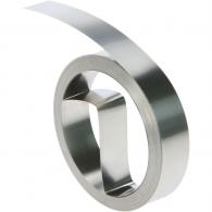 Cinta dymo aluminio 12mm x 4,8mt sin adhesivo para rotuladora 31000