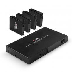Lindy 38262 extensor audio/video Transmisor y receptor de señales AV Negro