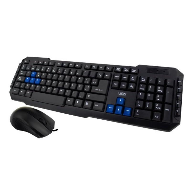 3go-combodrile2-teclado-usb-negro