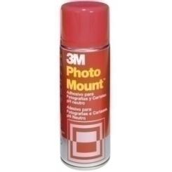 3M Pegamento En Spray 3M 400Ml Photo Mount (Bote Rojo)