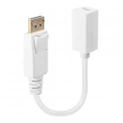 Lindy 41060 adaptador de cable de vídeo 0,15 m DisplayPort Mini DisplayPort Blanco