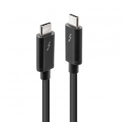 Lindy 41556 cable Thunderbolt 1 m 20 Gbit/s Negro