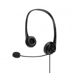 Lindy 42870 auricular y casco Auriculares Alámbrico Diadema Llamadas/Música USB tipo A Negro