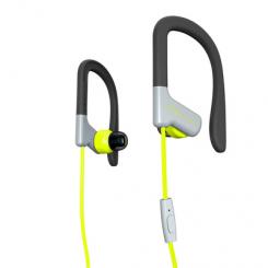 Energy Sistem 429356 auricular y casco Auriculares gancho de oreja, Dentro de oído Conector de 3,5 mm Amarillo