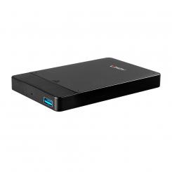 Lindy 43331 caja para disco duro externo Carcasa de disco duro/SSD Negro 2.5