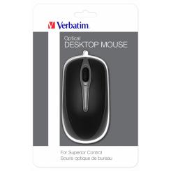 Verbatim 49019 ratón Ambidextro USB tipo A Óptico 1000 DPI