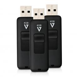 V7 4GB USB 2.0 unidad flash USB USB tipo A Negro