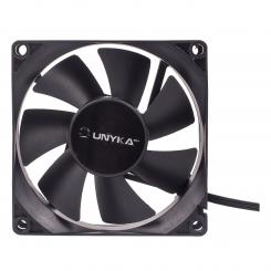 UNYKAch 51786 computer cooling system Carcasa del ordenador Ventilador 8 cm Negro