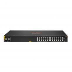 Aruba 6100 24G Class4 PoE 4SFP+ 370W Gestionado L3 Gigabit Ethernet (10/100/1000) Energía sobre Ethernet (PoE) 1U Negro