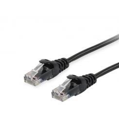 EQUIP 625453 cable de red Negro 0,25 m Cat6 U/UTP (UTP)