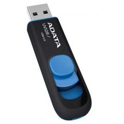 ADATA 64GB DashDrive UV128 unidad flash USB USB tipo A 3.2 Gen 1 (3.1 Gen 1) Negro, Azul