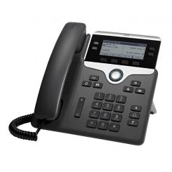 CISCO 7841 teléfono IP Negro, Plata 4 líneas LCD