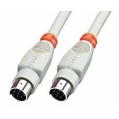 Lindy 8 Pin Mini DIN Cable 5 m cable paralelo Gris