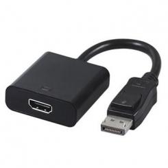 GEMBIRD A-DPM-HDMIF-002 adaptador de cable de vídeo 0,1 m DisplayPort HDMI tipo A (Estándar) Negro