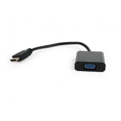 GEMBIRD A-HDMI-VGA-04 adaptador de cable de vídeo 0,15 m VGA (D-Sub) HDMI tipo A (Estándar) Negro