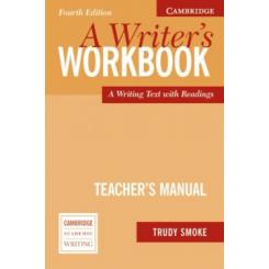 A Writers Workbook Teachers Manual 4th Edition CAMBRIDGE