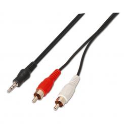 A128-0147 cable de audio 1,5 m 3,5mm 2 x RCA Negro
