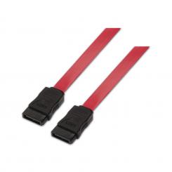 A130-0153 cable de SATA 0,5 m SATA 7-pin Negro, Rojo