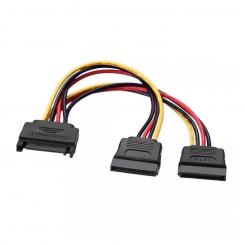 A131-0353 cable de SATA 0,2 m SATA de 15 pines 2 x SATA de 15 pines Negro, Rojo, Amarillo