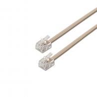 A143-0317 cable telefónico 2 m Gris