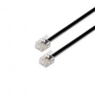 A143-0320 cable telefónico 3 m Negro