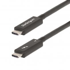 StarTech.com A40G2MB-TB4-CABLE cable Thunderbolt 2 m 40 Gbit/s Negro